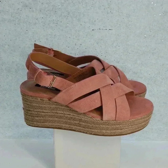Kensie spandrille wedge sandals nwob - Picture 6 of 10